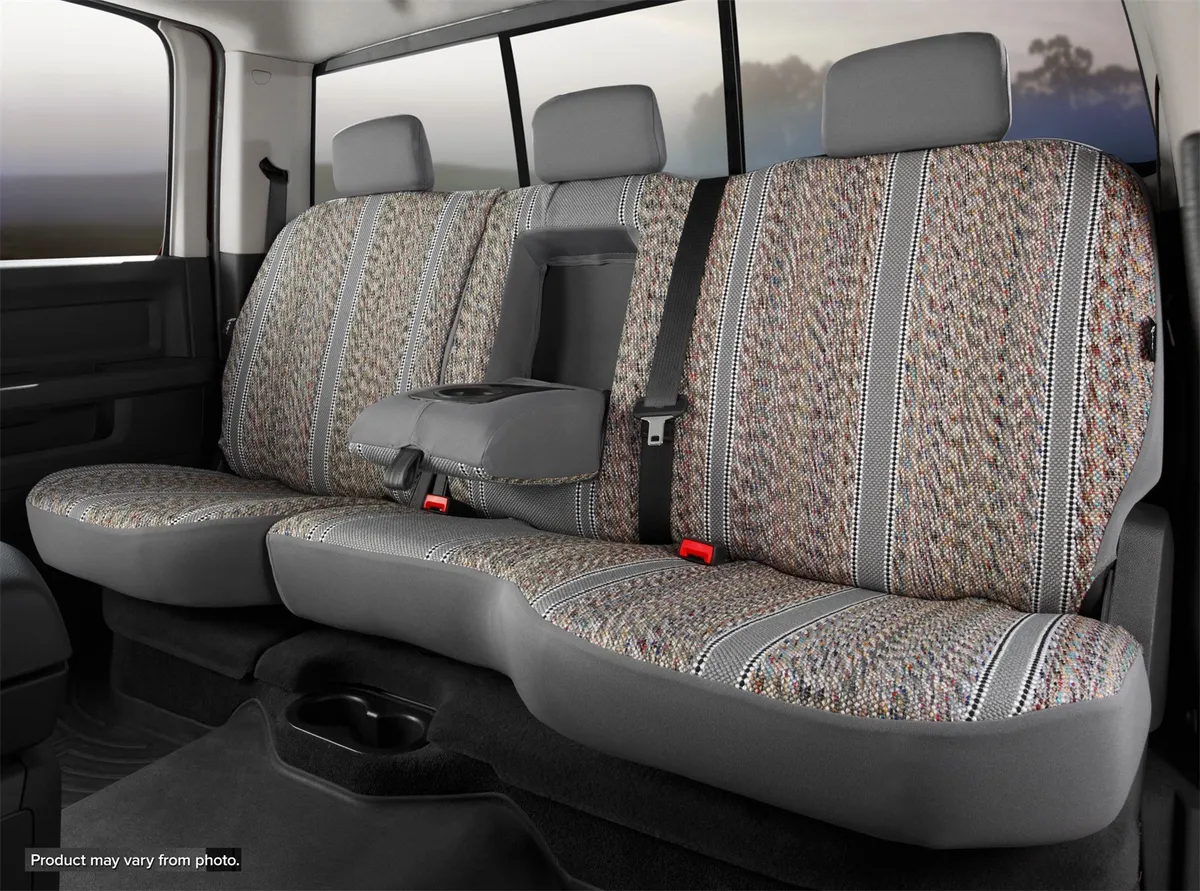 FIA TR48-2 GRAY TR40 Series - Wrangler Saddleblanket Custom Fit Front Seat Cover - Gray product image