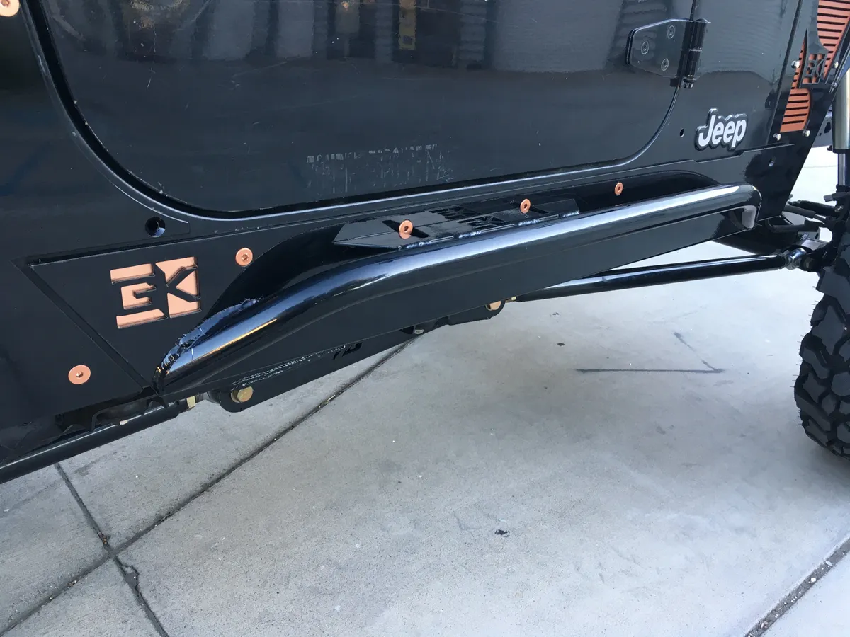 Diamond Series Rock Sliders for Jeep TJ Wrangler product image