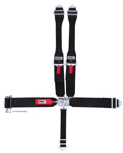 crow safety Seat Belts Ratchet Style On Right 3in 5 Point