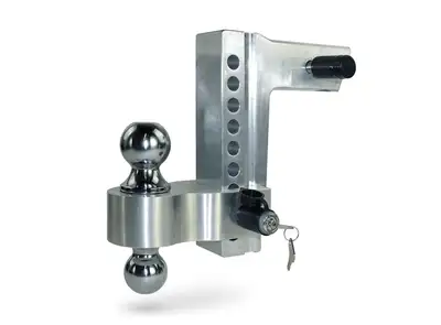 Pacbrake Hp10599-1 Pacbrake Ball Mount - 2.5 Shank 8 Drop Chrome