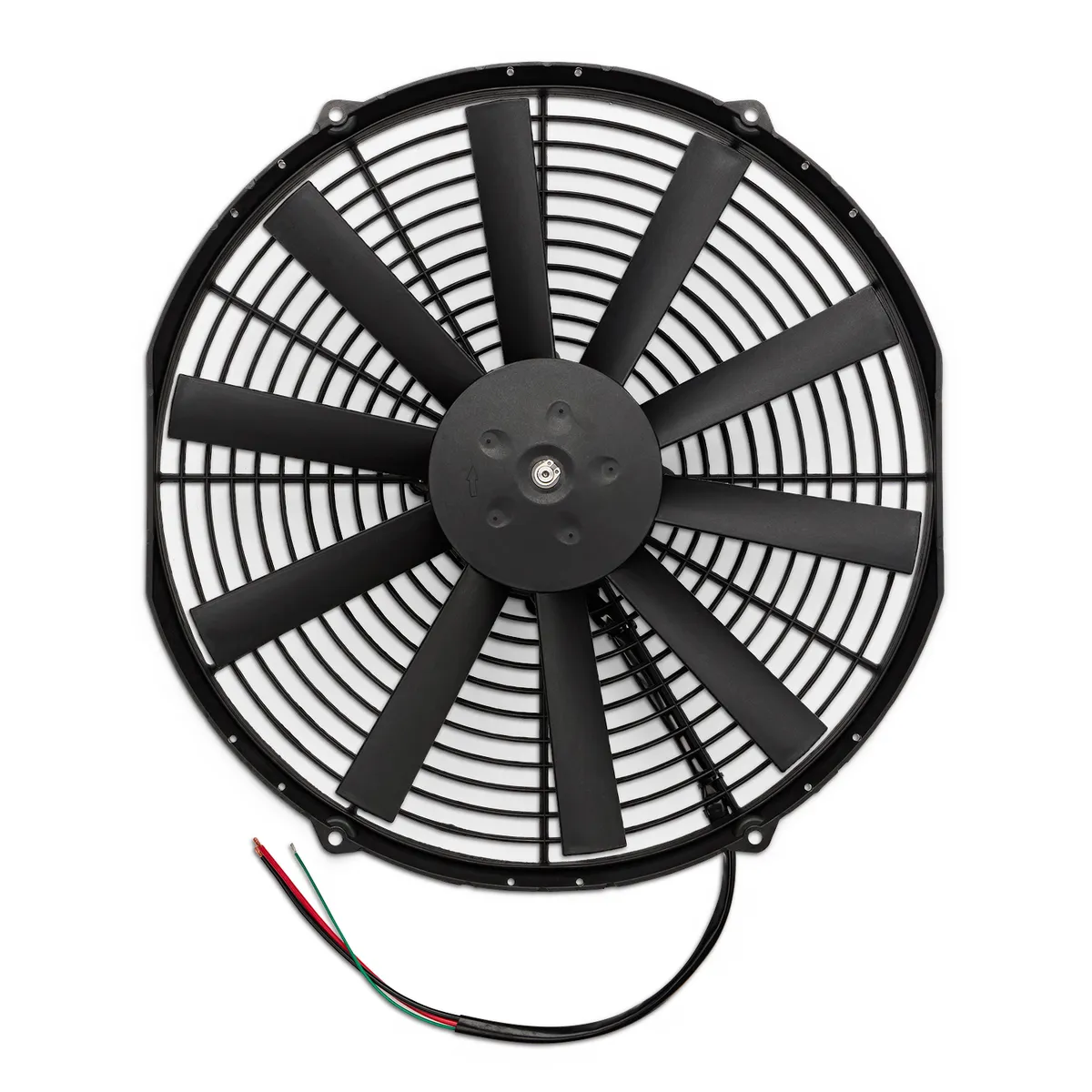 Brushless Ultraperformance 14in Electric Fan 2100 Cfm Straight Blade 12v Puller Only product image