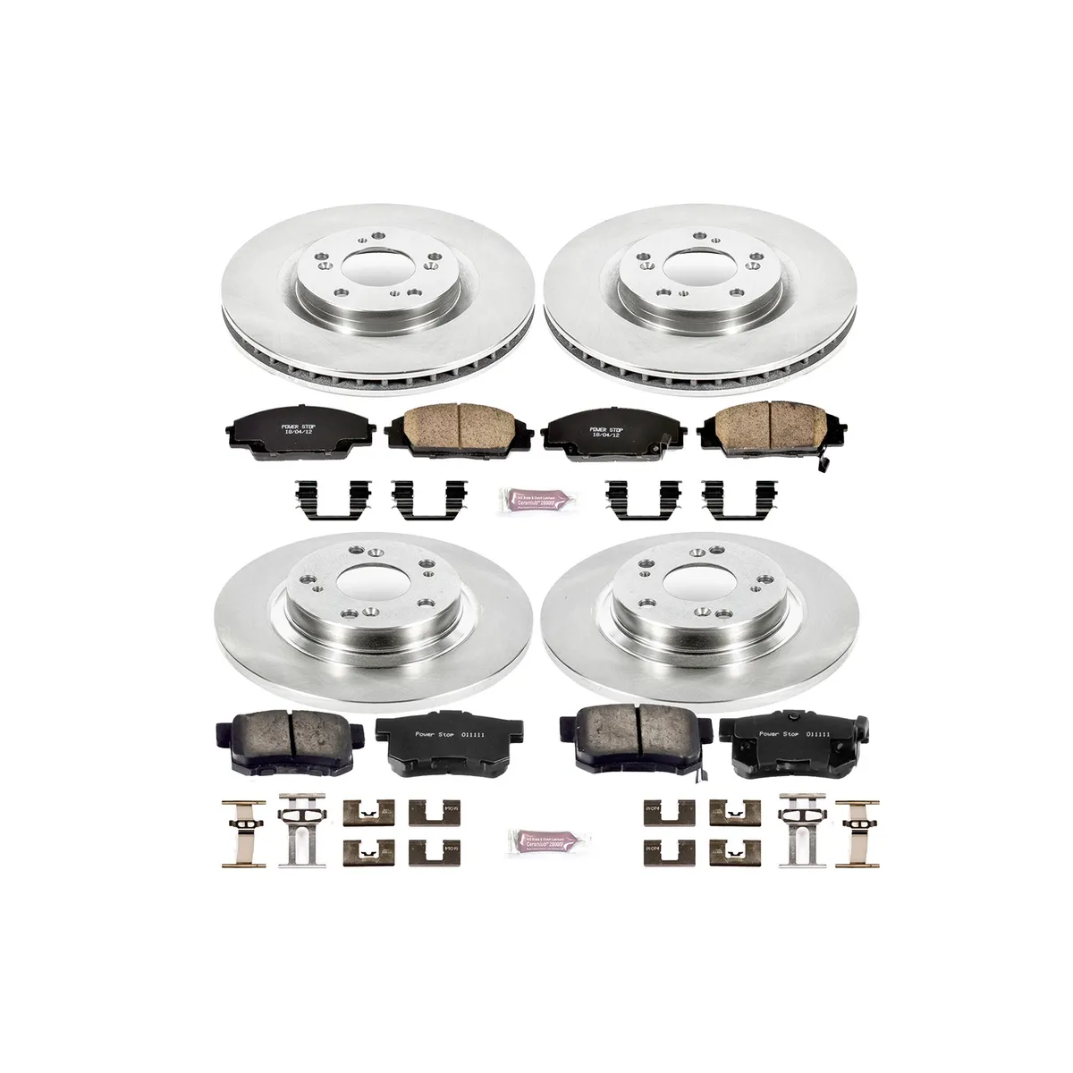 Z17 Direct Replacement Kit: Rotors; Ceramic Pads W/Hardware product image