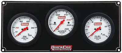 Quickcar Racing Products 3 Gauge Extreme Panel OP/WT/FP