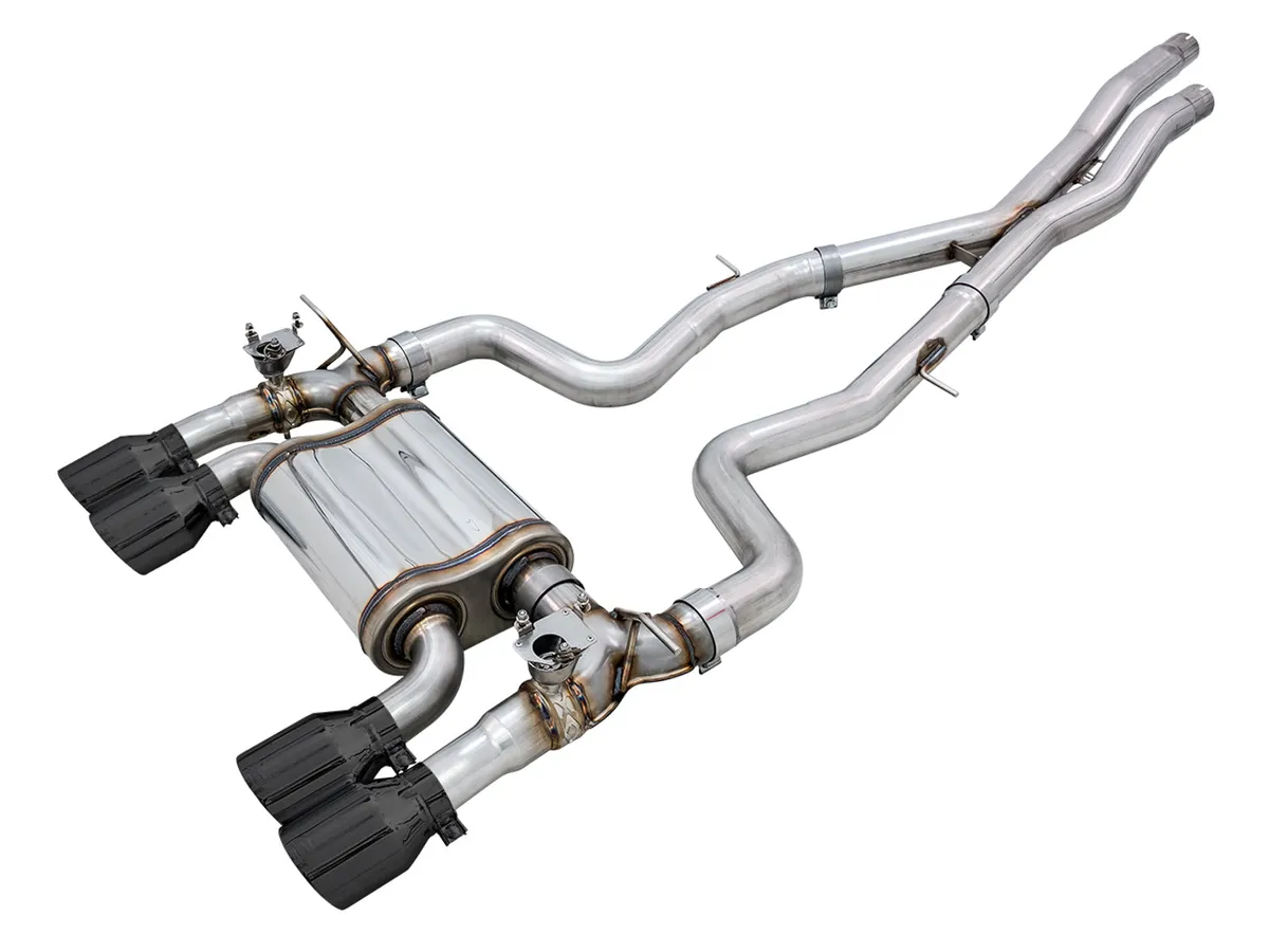 AWE SwitchPath™ Catback Exhaust for BMW F8X M3/M4 - Diamond Black product image