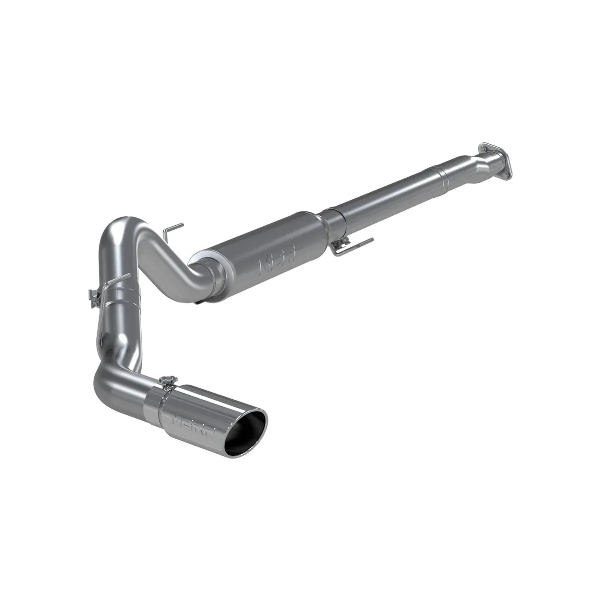 MBRP Exhaust Armor Plus Cat Back Exhaust System; 4 in.; Incl. Front Pipe/Ext. Pipe/Muffler/Tailpipe/Hardware/5 in. OD Tip; Single Side Exit; T409 Stainless Steel;