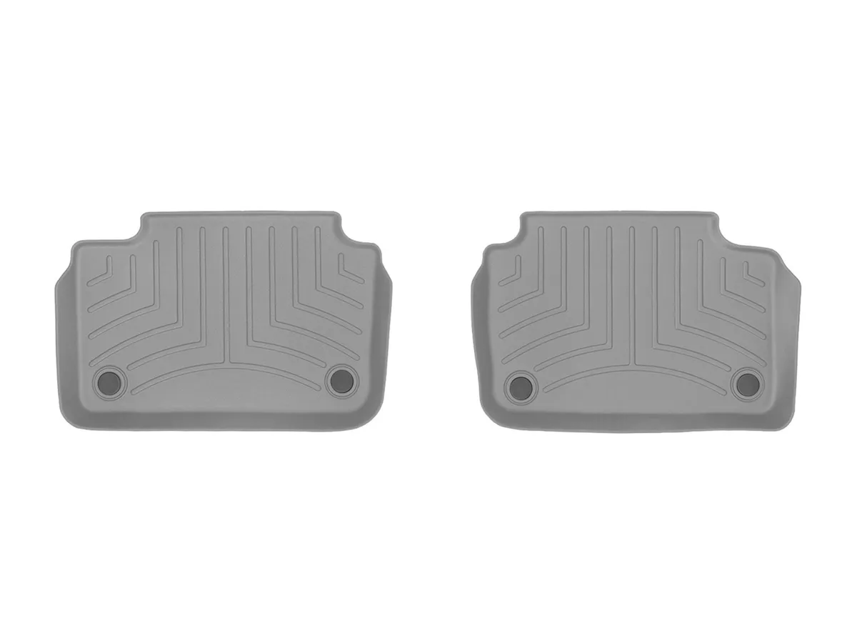 Weathertech FloorLiner™ DigitalFit®; Gray; Rear; 2 Piece;