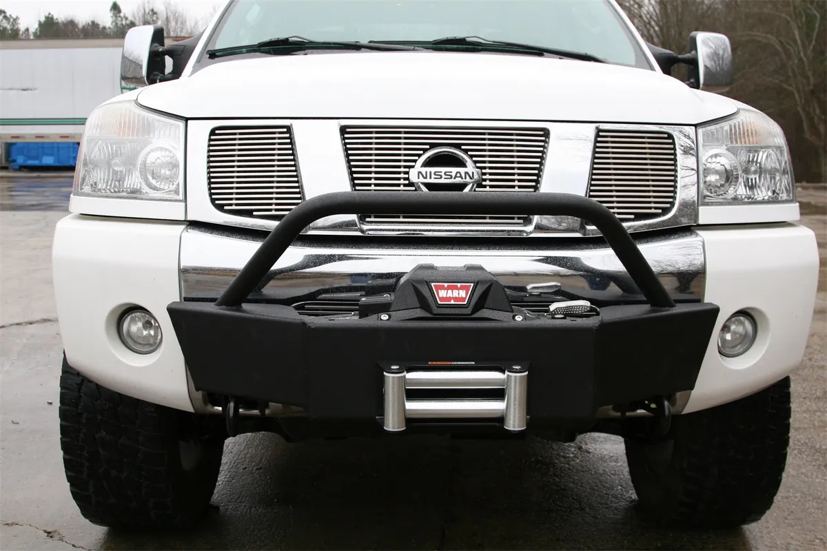 Winch Mount; 2 Stage Black Powder Coated; product image