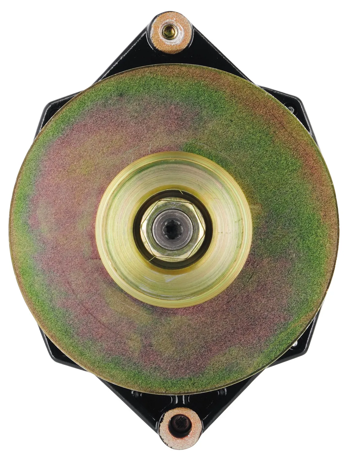 Alternator; 12si; 150 Amp; 100 Idle; 1 Groove V Type; Baffle; Black; product image
