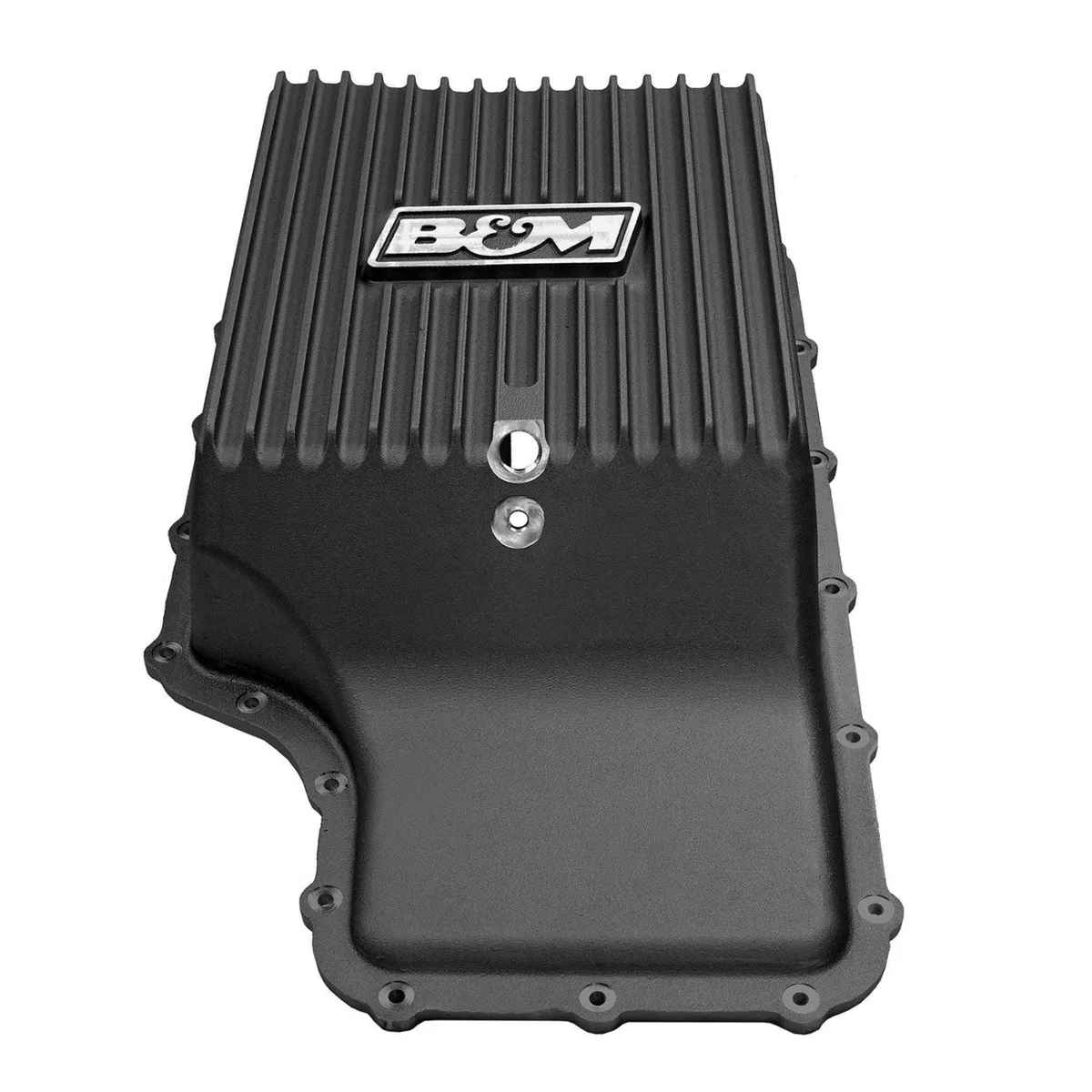 '11-22 Ford F250/F350 B&M HI-TEK Deep Transmission Pan - Black product image