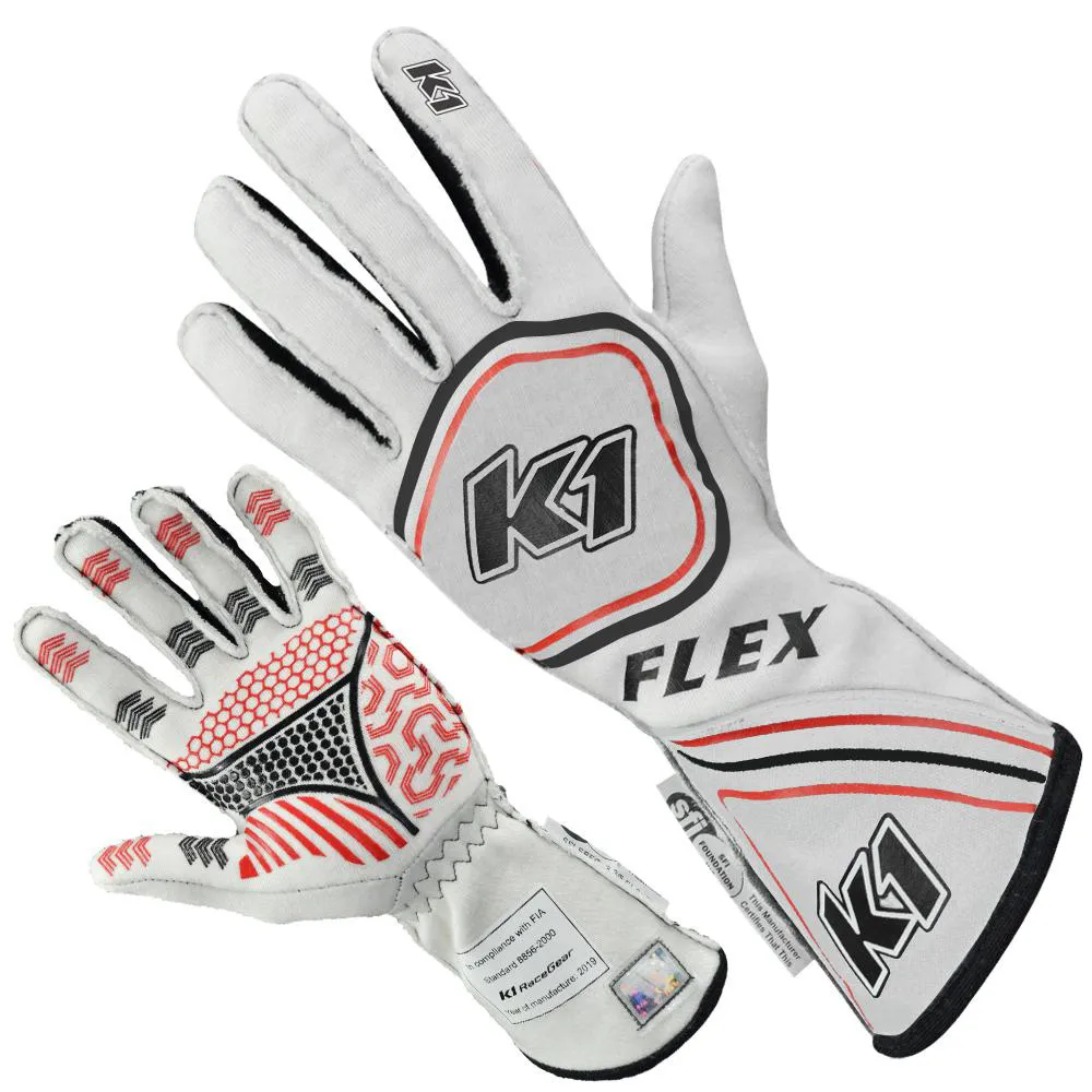 Glove Flex Small White SFI / FIA product image