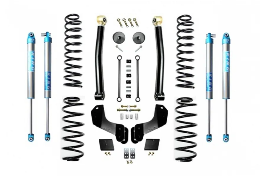 EVO Manufacturing Evo Manufacturing HD 2.5in Enforcer Overland Stage 2 Lift Kit w/ King 2.0 Shocks - JL