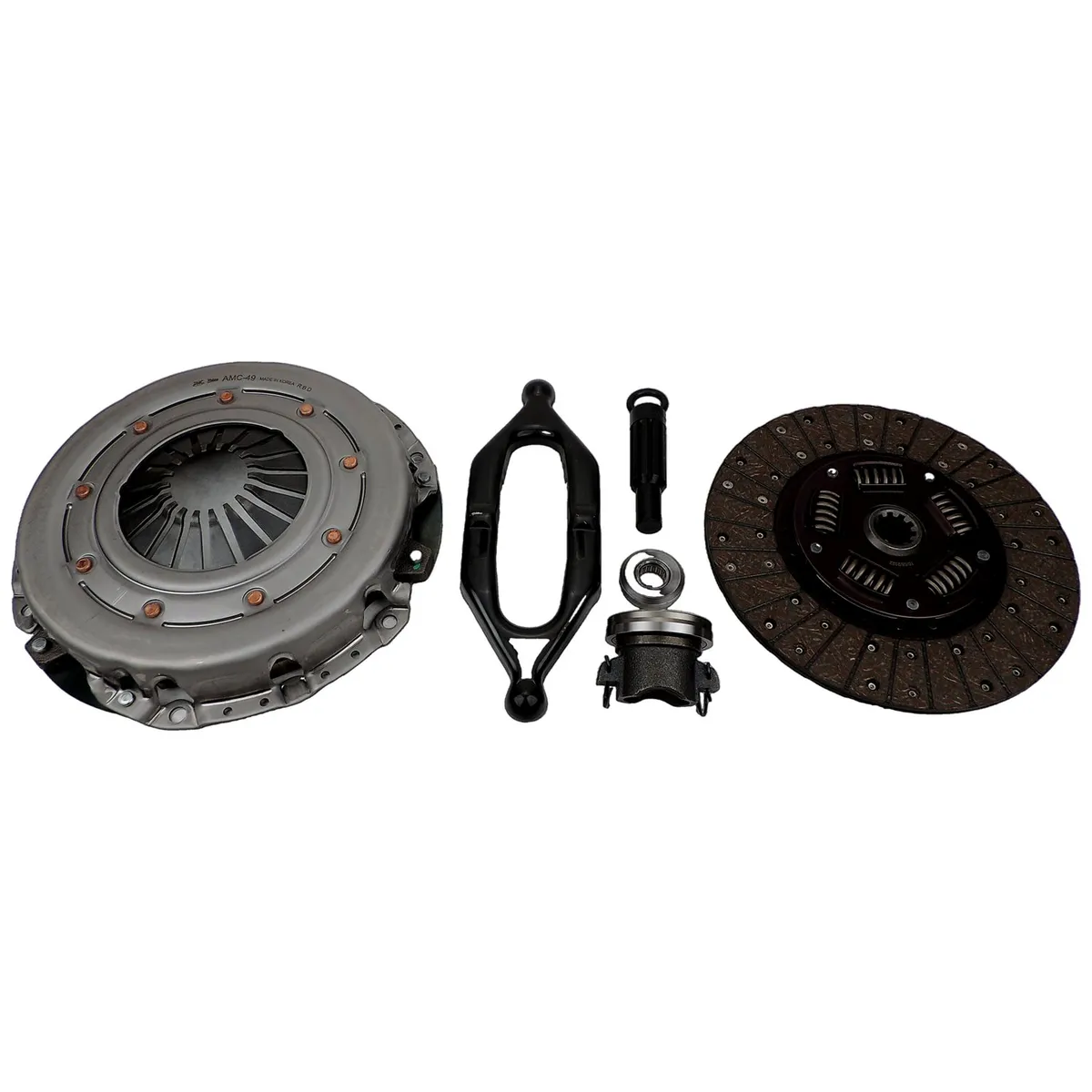 Clutch Kit; Incl. Clutch Disc/Pressure Plate/Clutch Throwout Bearing/Pilot Bearing/Clutch Release Fork; 10.5 in. Disc; 10 Splines; 1.125 in. Spline Dia.; product image