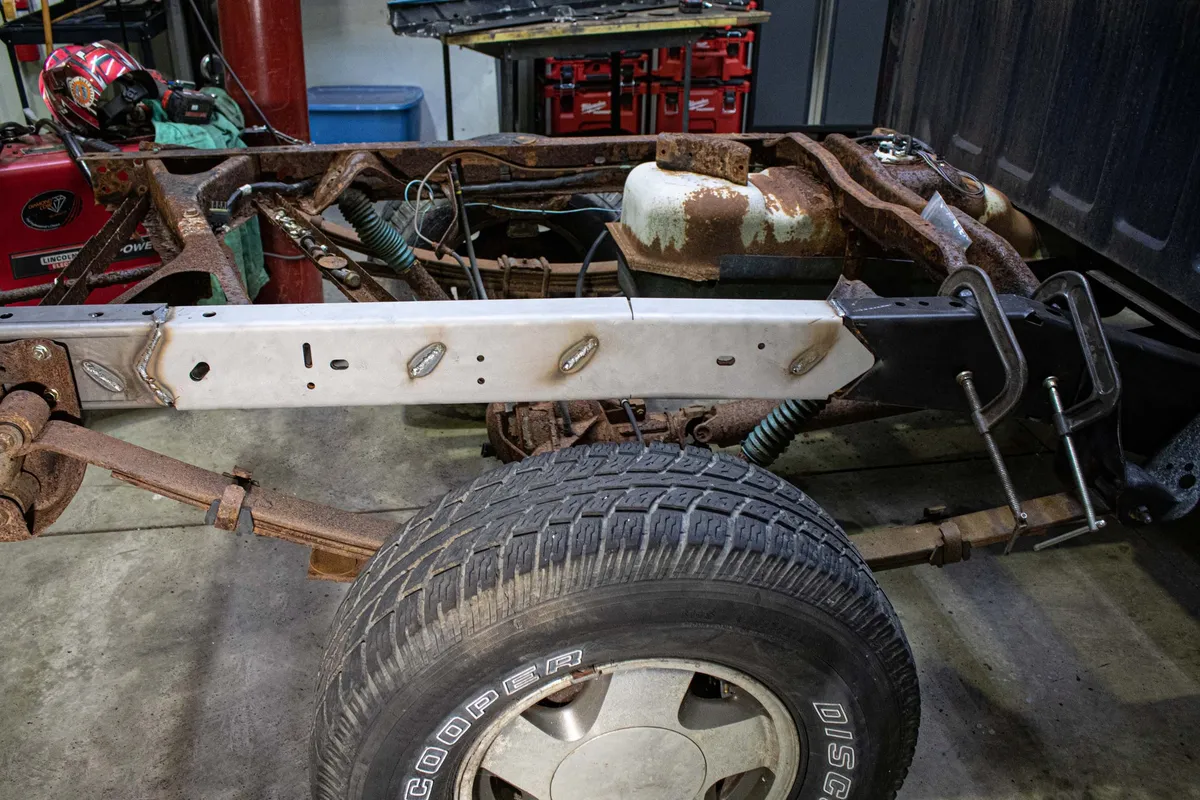 Rust Buster 1988-1998 Chevy & GMC C/K 1500 & 2500 6FT Bed Rear Over-Axle Frame Section RB7304 product image