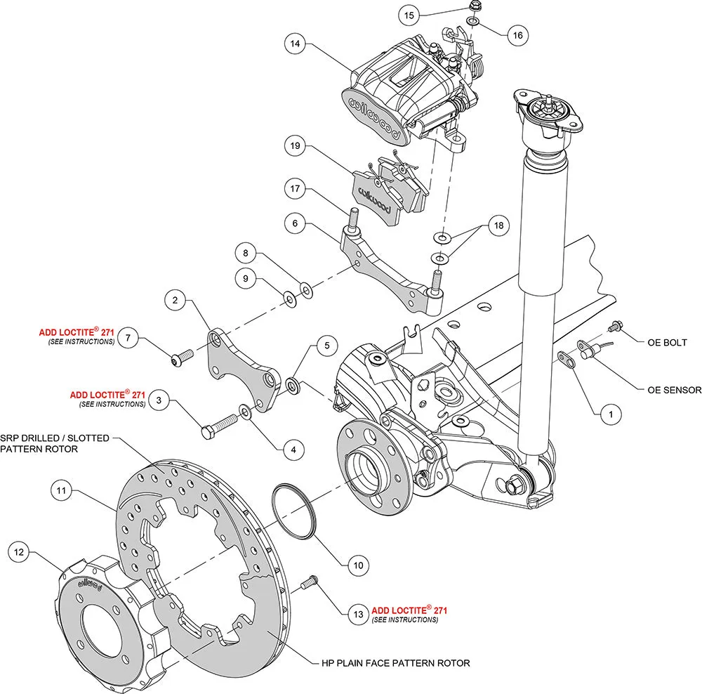 2011 - 2019 Ford Combination Parking Brake Caliper Rear Brake Kit - 140-11900 product image