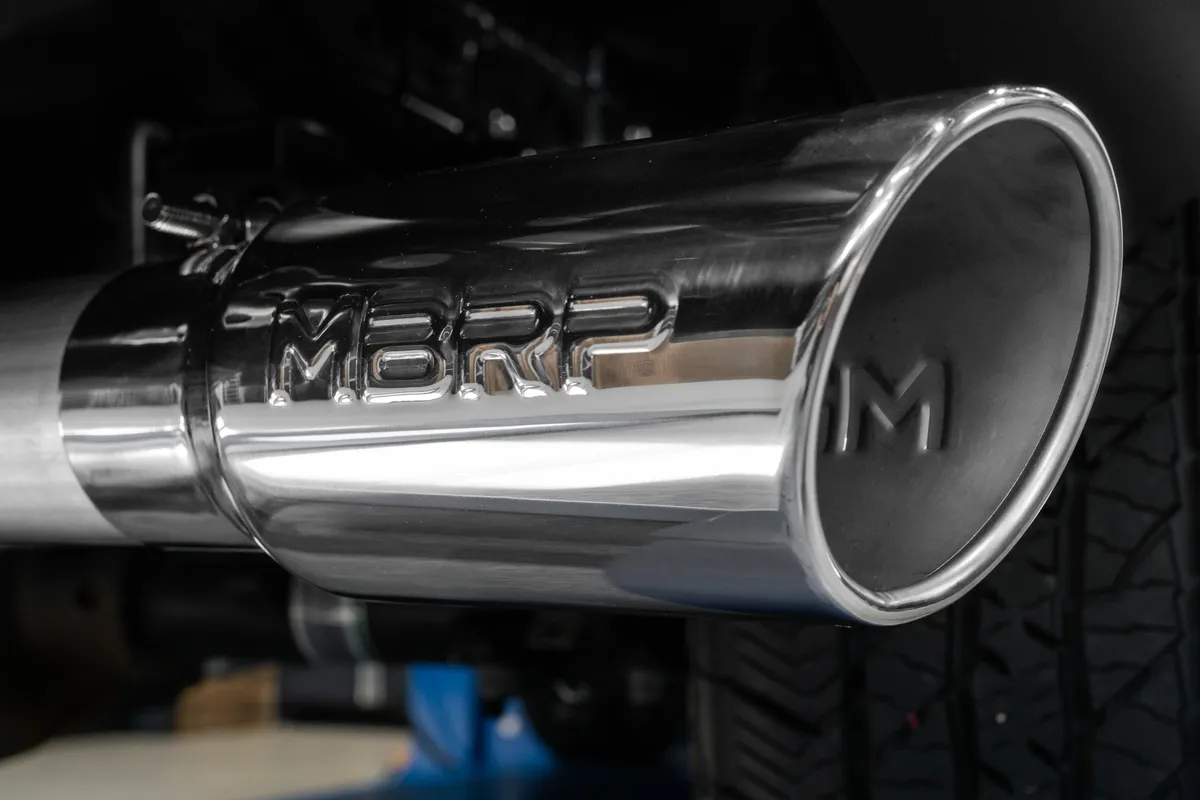 21-Up Ford F-150 Armor Pro Series T304 Stainless Steel 3 Inch Cat-Back Single Side Exhaust System MBRP product image