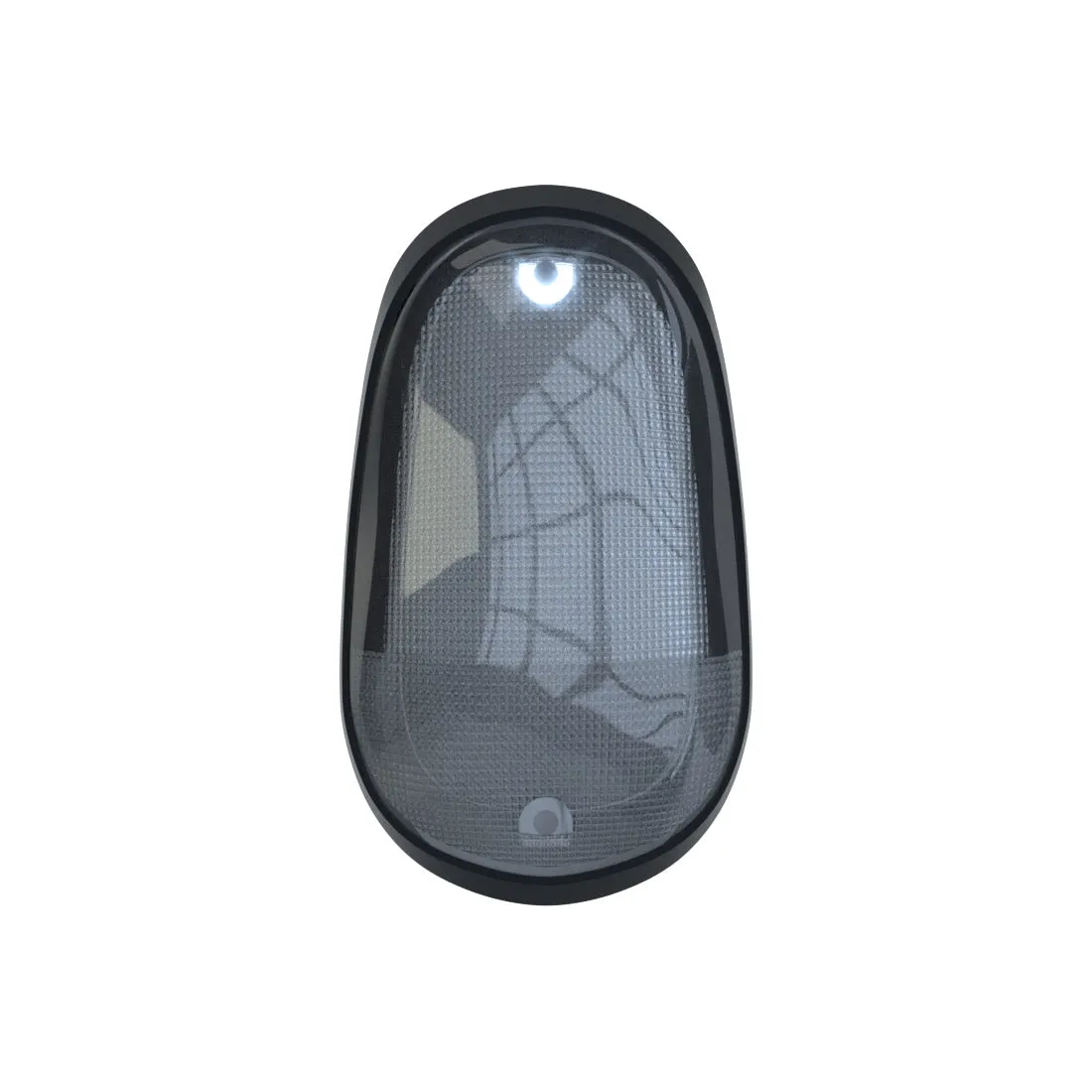 Dodge 03-18 RAM Heavy-Duty 2500 3500 1-Piece Single Cab Light Smoked Cab Roof Light Lens With 2-Way Forward Rear Facing Amber Ultra High-Power Leds - 1-Piece Single Cab Light Only product image