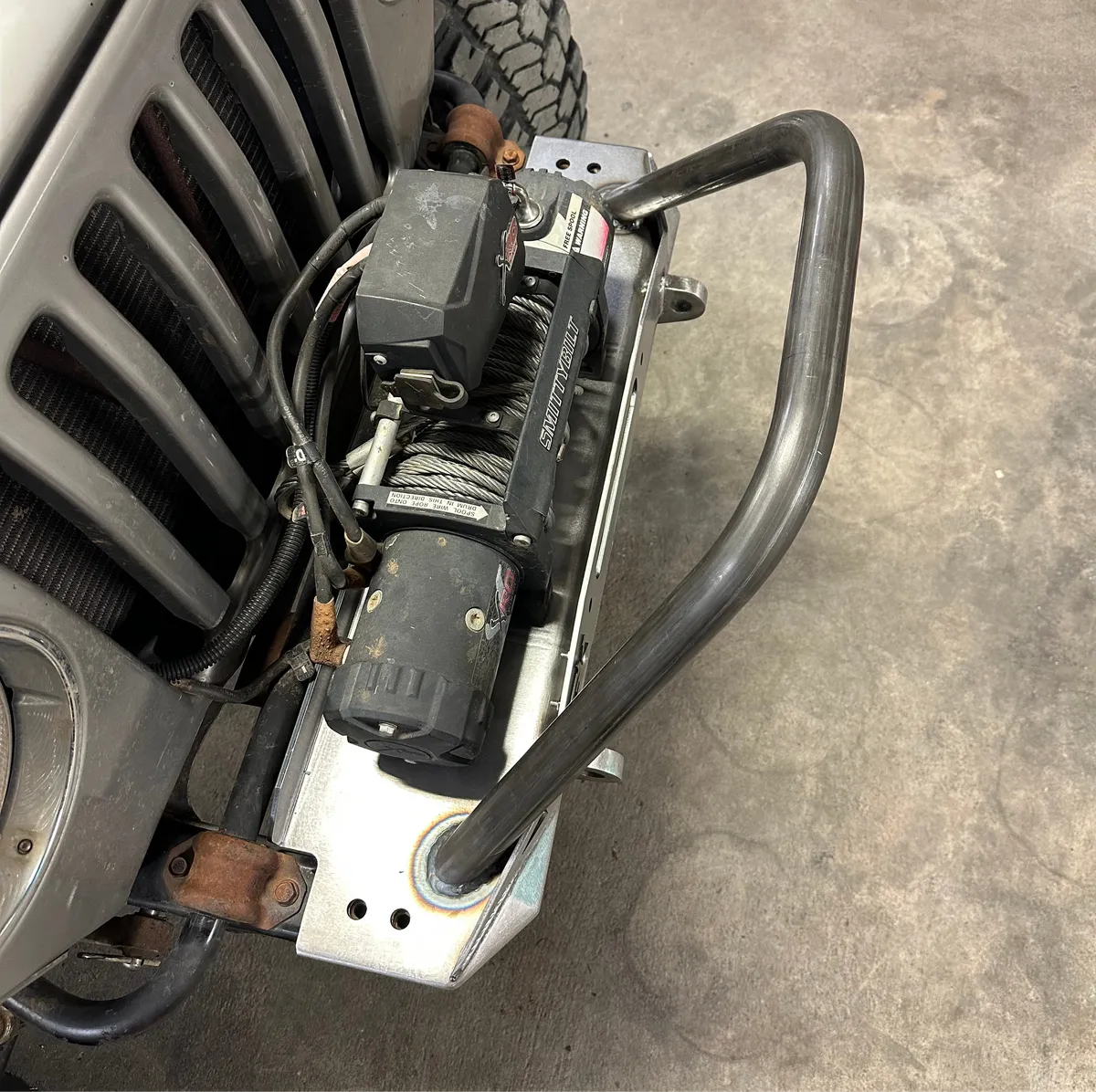 Front Diamond Series Stubby Bumper for Jeep TJ Wrangler (97-06) product image