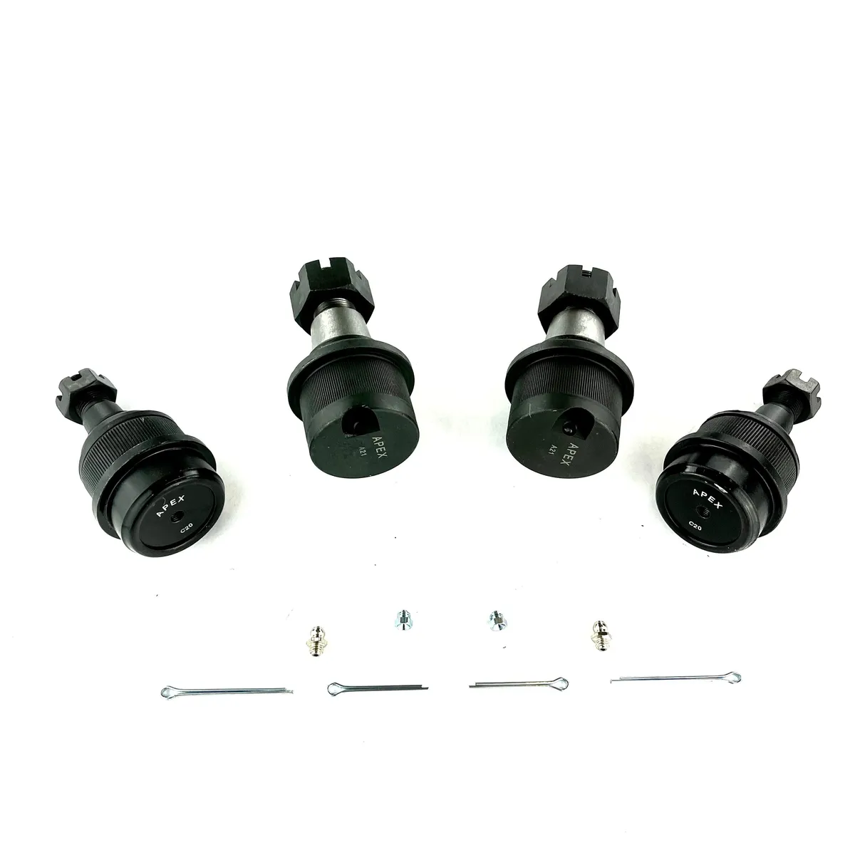 Heavy Duty Ball Joint KitUpper is Knurled Fits 14-19 RAM 25003500 Apex Chassis product image
