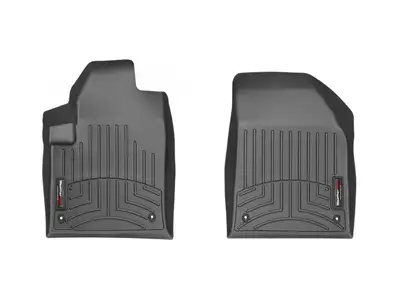 Weathertech FloorLiner™ DigitalFit®; Black; Front;