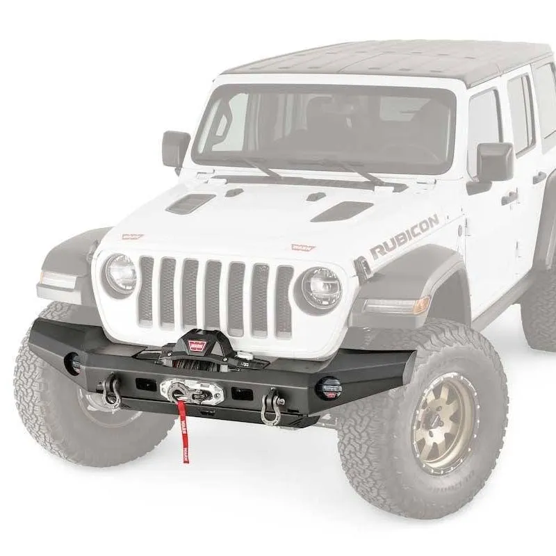WARN - WARN Elite Front Bumper for JL and JT; Full width without grille guard tube product image
