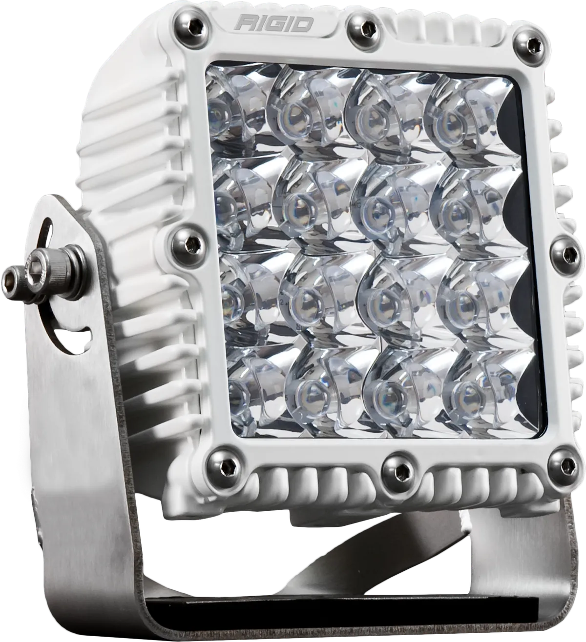 Rigid Industries 245213 Q-Series Pro LED Light, Spot Optic, White Housing, Single product image