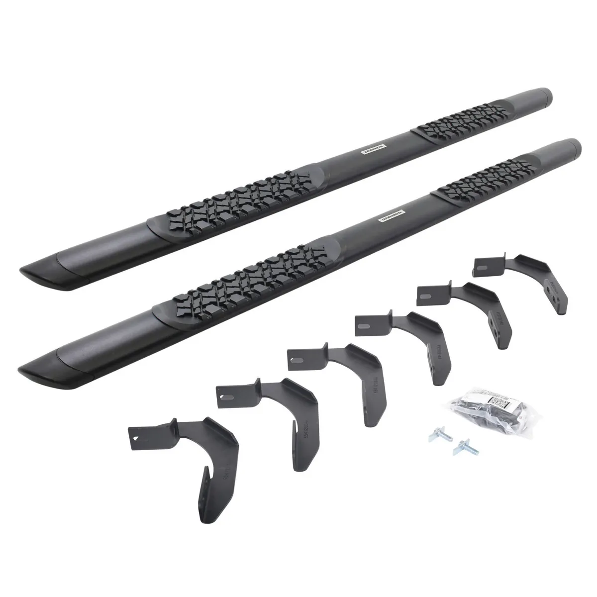 Go Rhino V3415087T - V3 Series Aluminum Side Steps with Mounting Brackets - Textured Black product image