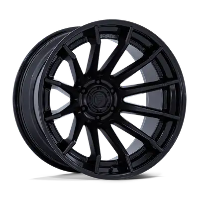 KMC Wheels Fuel Wheels | Burn | Matte Black w/ Gloss Black Lip