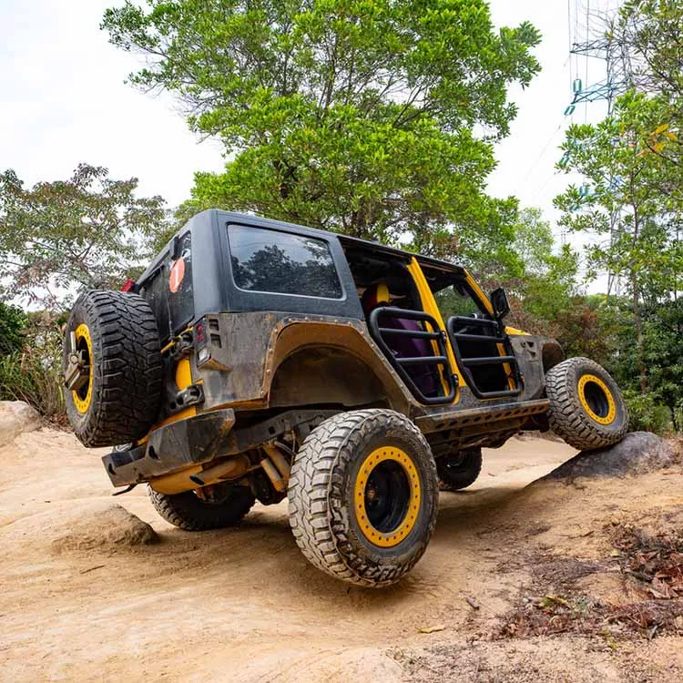 Offroad Tube Door with Side View Mirror for Jeep Wrangler JK for 4 Door product image