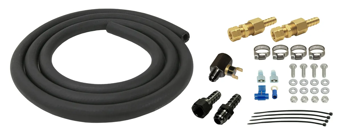Derale 13022 Remote Transmission Cooler Mount Kit for 3/8 Lines product image