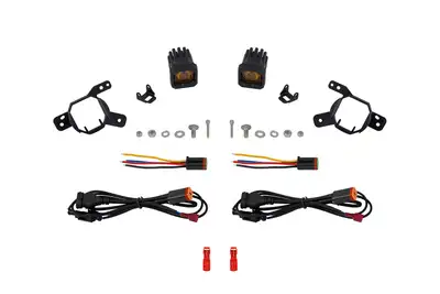 Diode Dynamics Ssc1 Saedot Type G3m Fog Light Kit Yellow 3000k Yellow SAE Fog Diode Dynamics