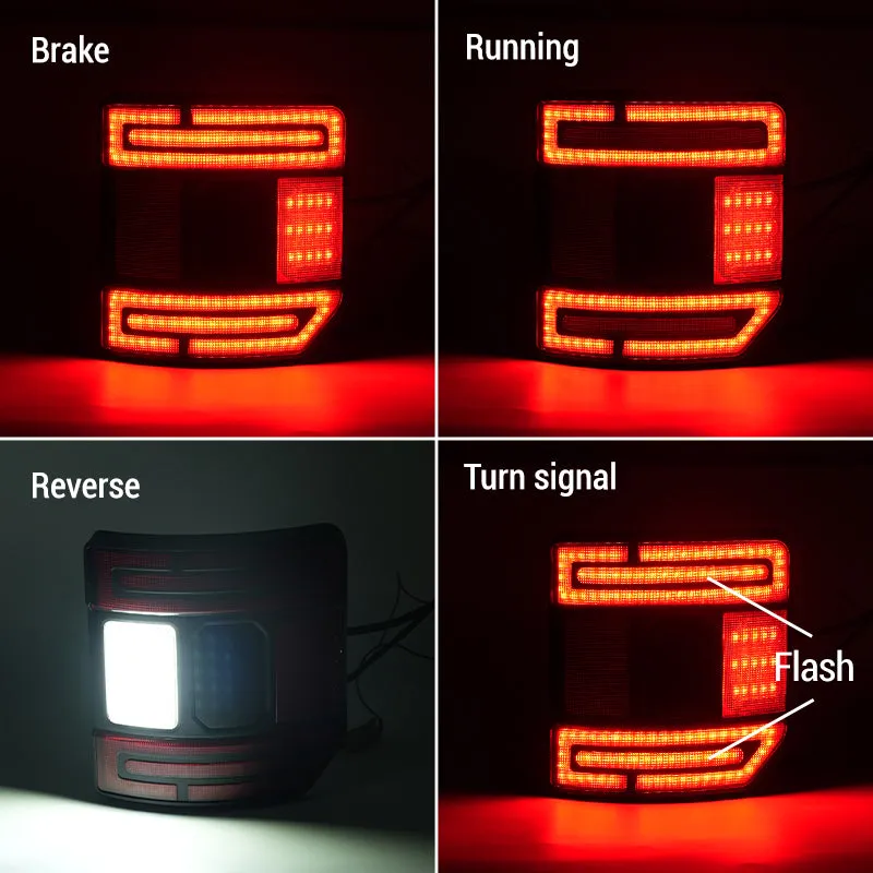 Flush Mount Tail Lights for Jeep Gladiator JT 2020-2026 product image
