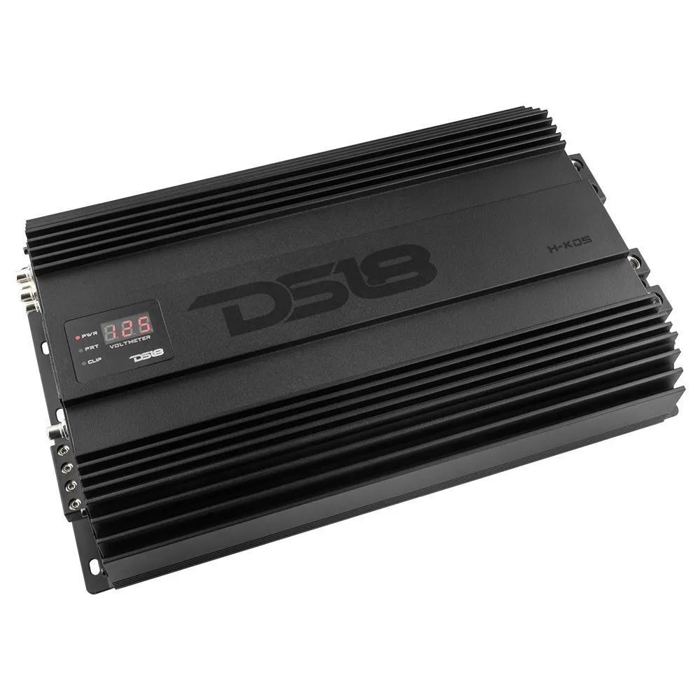 1-Channel | 9200 (Burst) @ 0.5Î© | 5000 @ 1Î© | 3500 @ 2Î© | 2200 @ 4Î© Watts RMS | With Voltmeter | Black product image