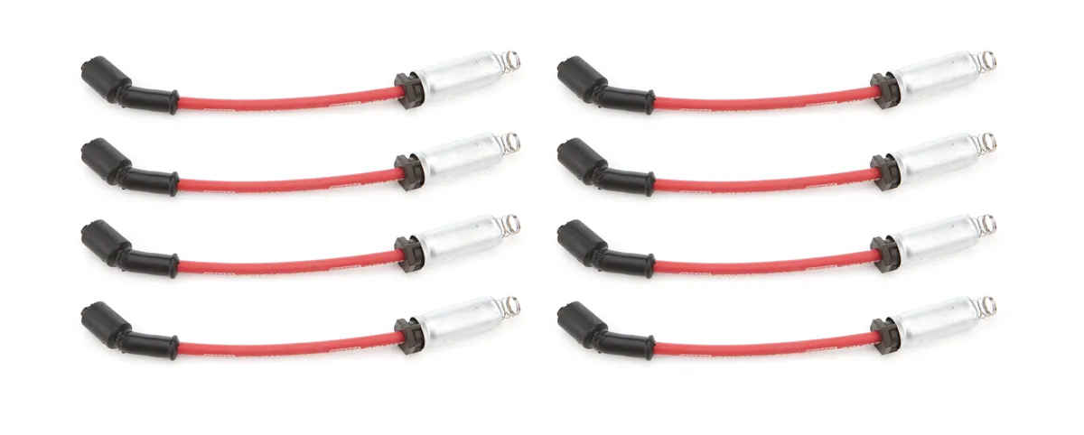 Moroso Wire Set Red 8.5mm Ultra 40 ls 11in. Long w Alum. Heatshield
