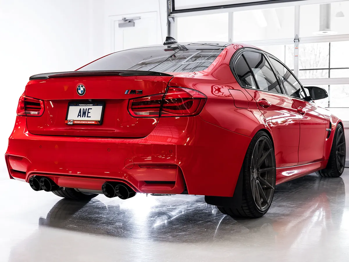 AWE SwitchPath™ Catback Exhaust for BMW F8X M3/M4 - Diamond Black product image