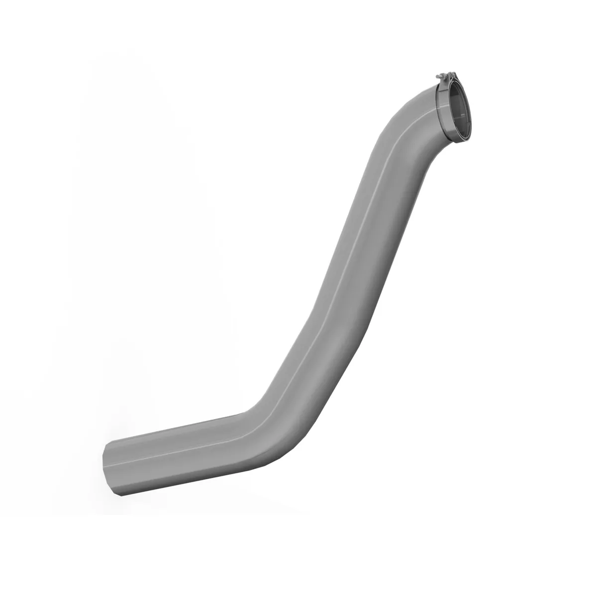 Armor Lite Turbocharger Down Pipe; 4 in. Diameter; For HX40 Turbo; Incl. 4 in Dual Wall Tip; HD Aluminized Steel; 3 Year Warranty; product image