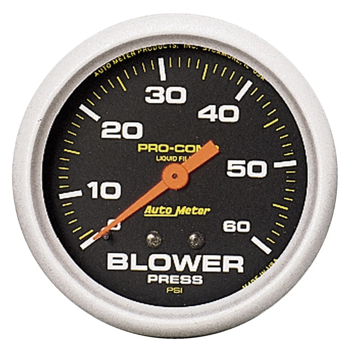 Gauge, Blower Press, 2 5/8", 60psi, Liquid Filled Mech, Pro-Comp product image
