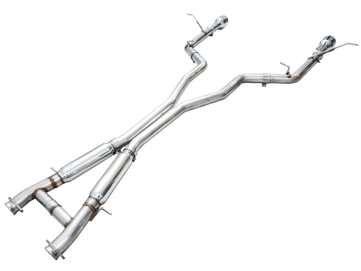 AWE Touring Edition Exhaust for Dodge Durango 6.4 / 6.2 SC - Chrome Silver Tips product image