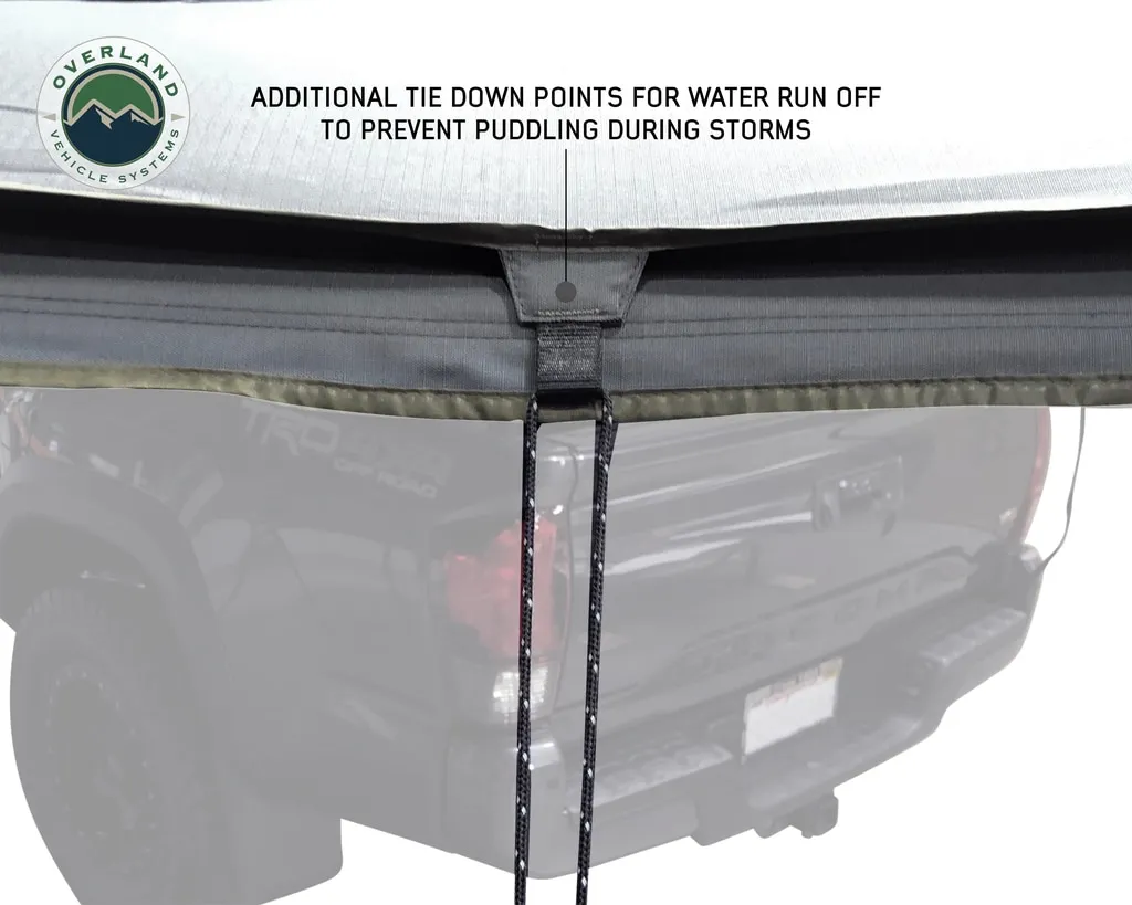 Overland Vehicle Systems Nomadic 270 LT Awning - Passenger Side - Dark Gray w/ Black Cover product image