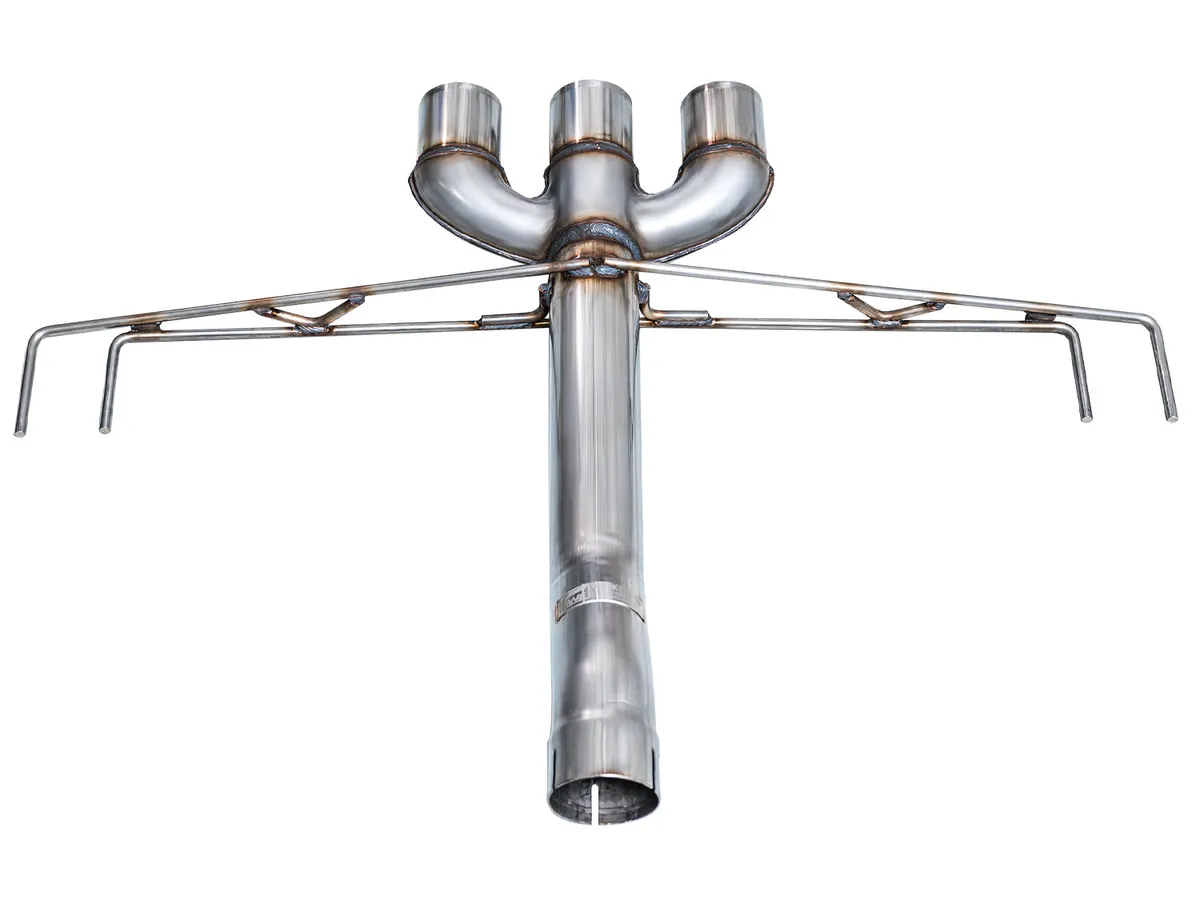 AWE Track Edition Exhaust for DE5 Integra Type-S - Triple Chrome Silver Tips product image