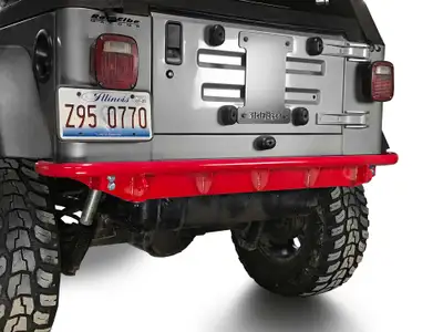 Steinjager Steinjäger Bumpers Wrangler TJ 1997-2006 Rear Red Baron