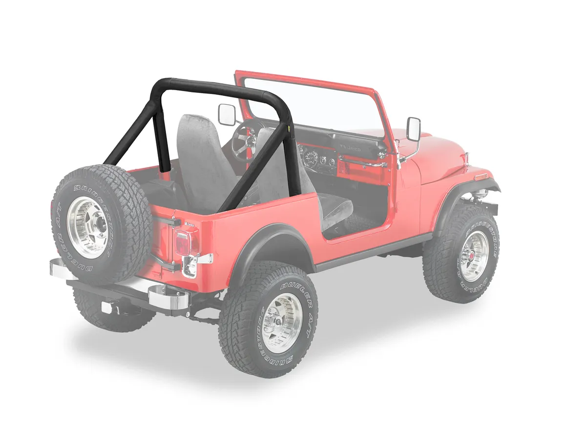 Jeep Sport Bar Covers For Jeep 1980-1983 CJ5 Black Denim Bestop product image