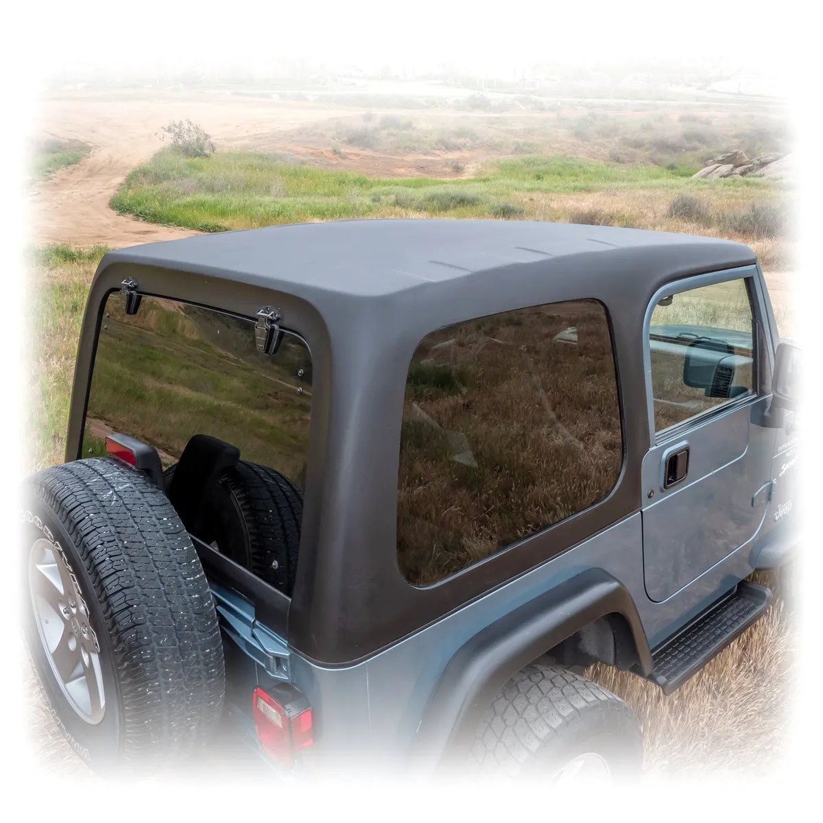 Turn Offroad Squareback Hardtop, Textured Black - 1 Piece - TJ product image