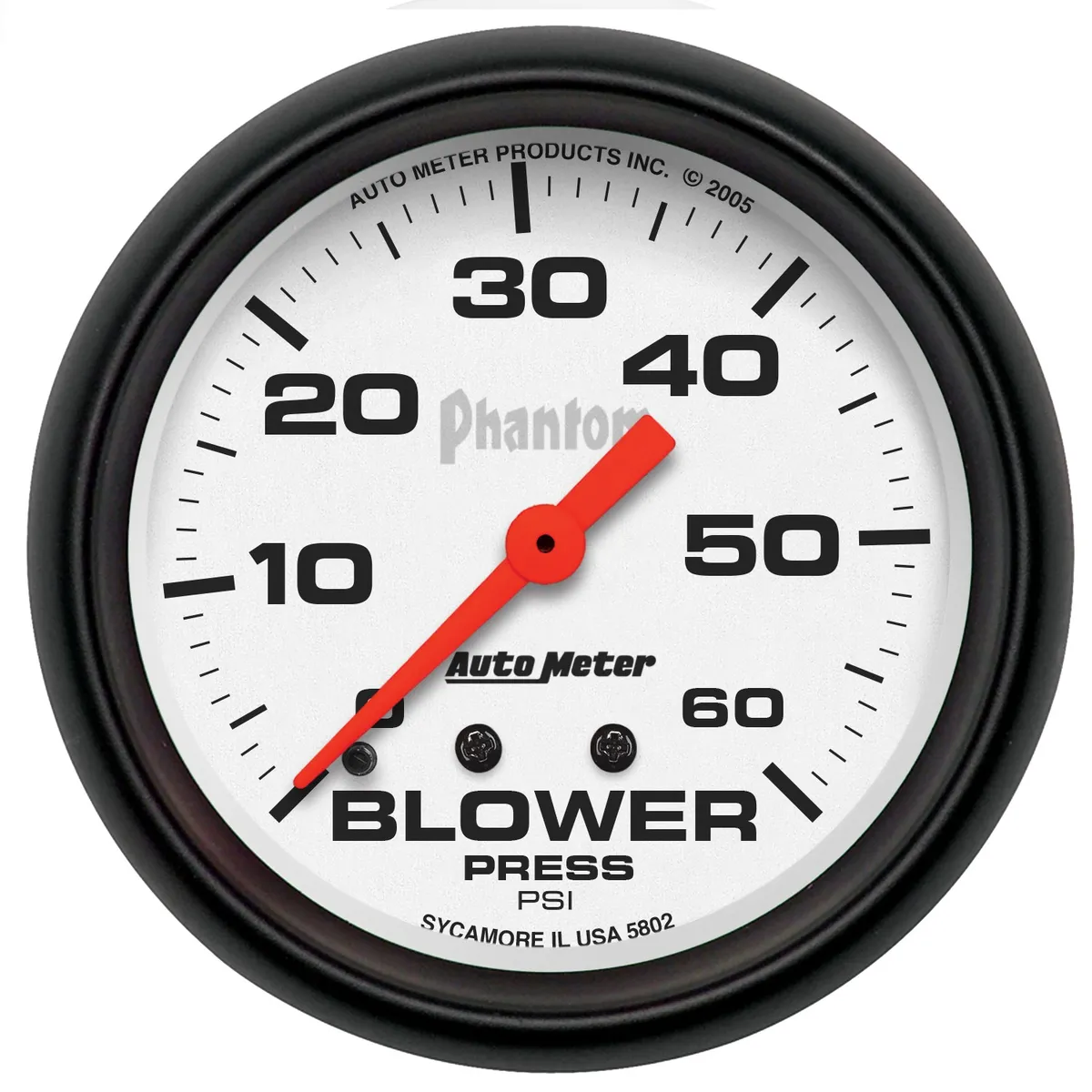 Gauge, Boost, 2 5/8", 60psi, Mechanical, Phantom product image