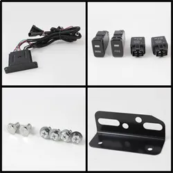 Toyota FJ Cruiser 07-14 Fog Lights With LED Daytime Running Lights W/Switch - Black product image