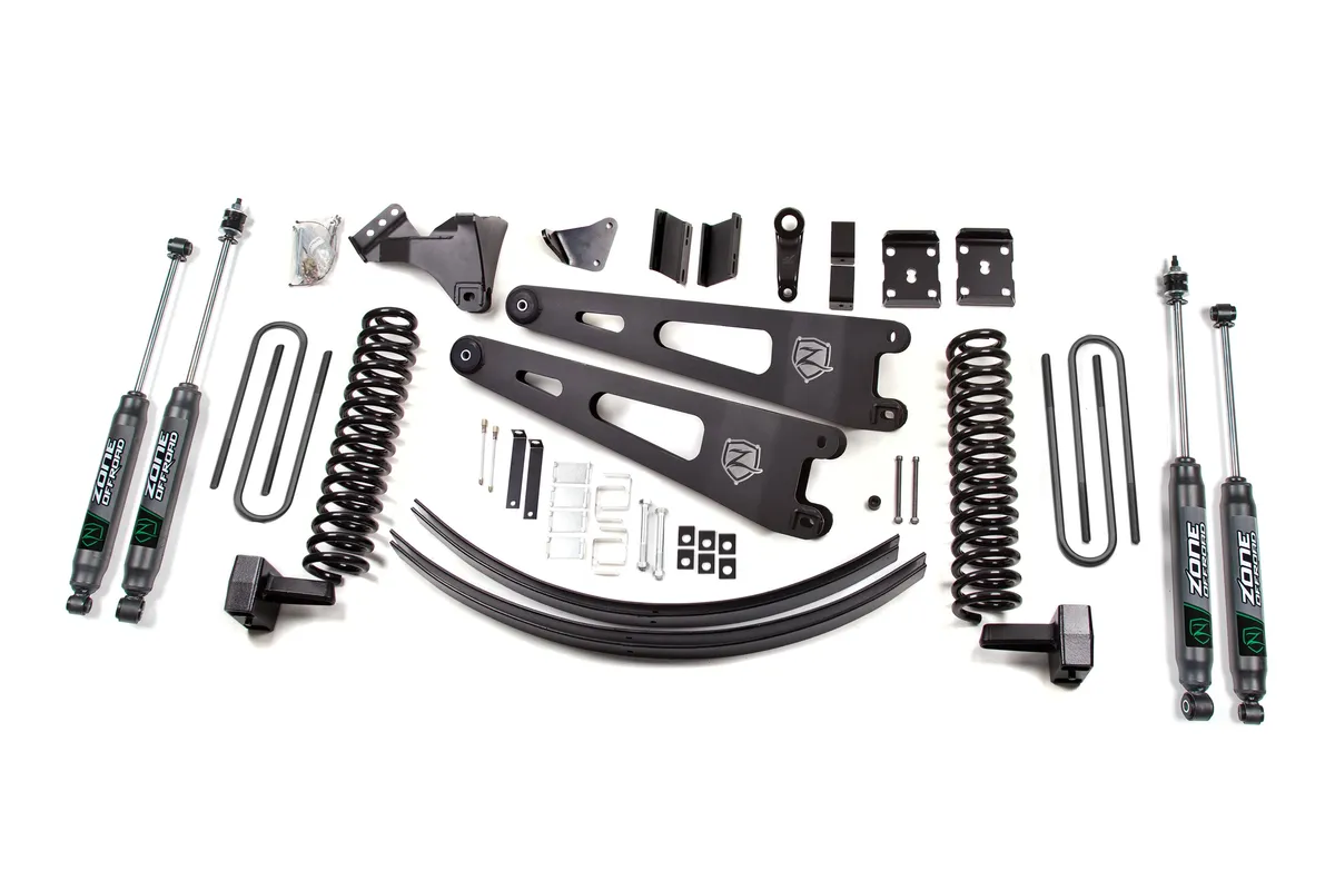 08-10 Ford F-250/F-350 Super Duty 6 Inch Lift Kit Diesel Without Overload With Nitro Shocks Zone Offroad product image