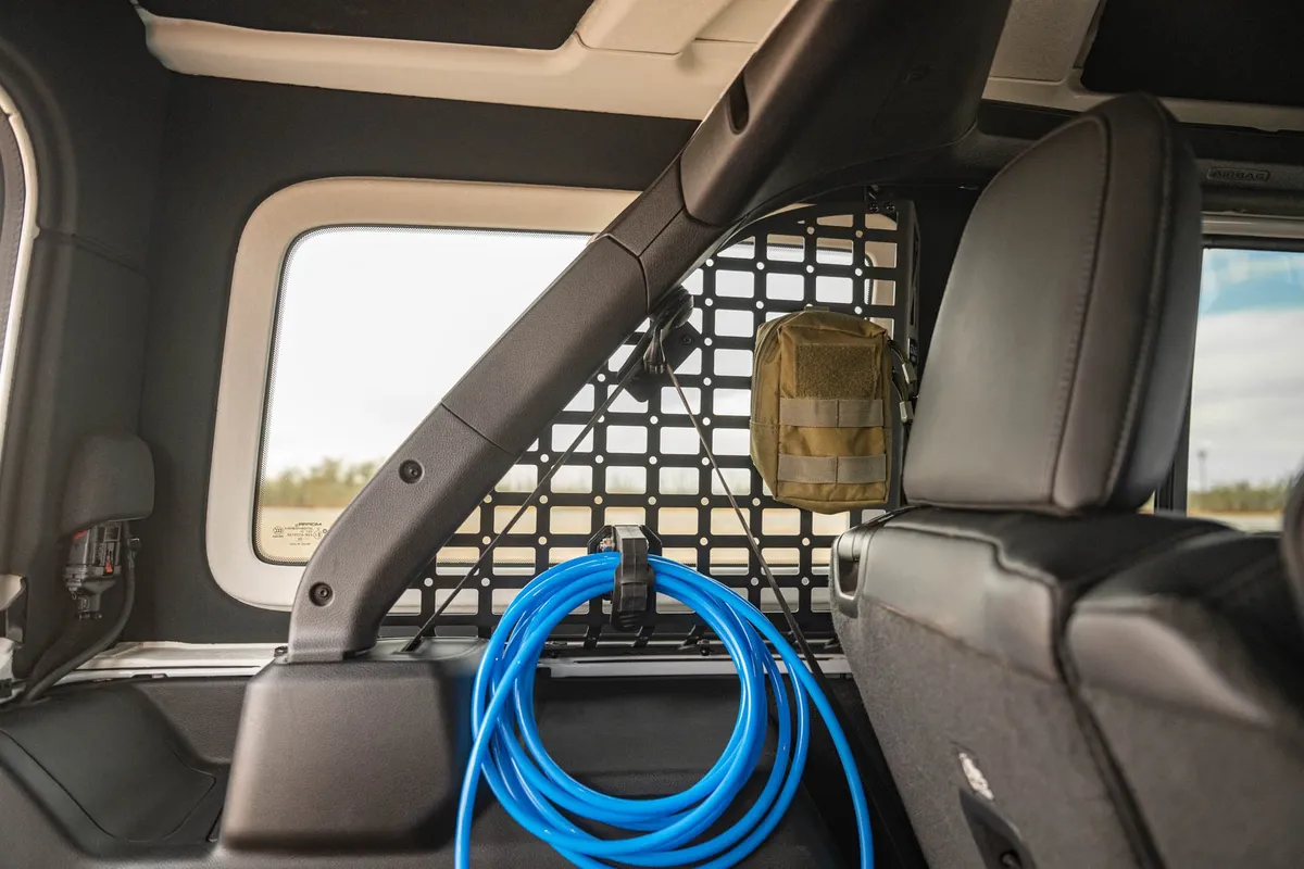 2018-2025 Jeep Wrangler 4-Door DV8 Offroad Rear Window Pocketed Molle Panels product image