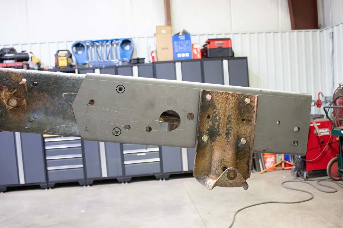 2001-2010 Chevy Silverado 2500hd Long Bed Gmc Sierra 2500hd Long Bed Rear Frame Section Left Side product image