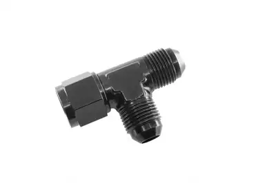 Redhorse Performance 10an Tee With Female Adapter Swivel on Run Black
