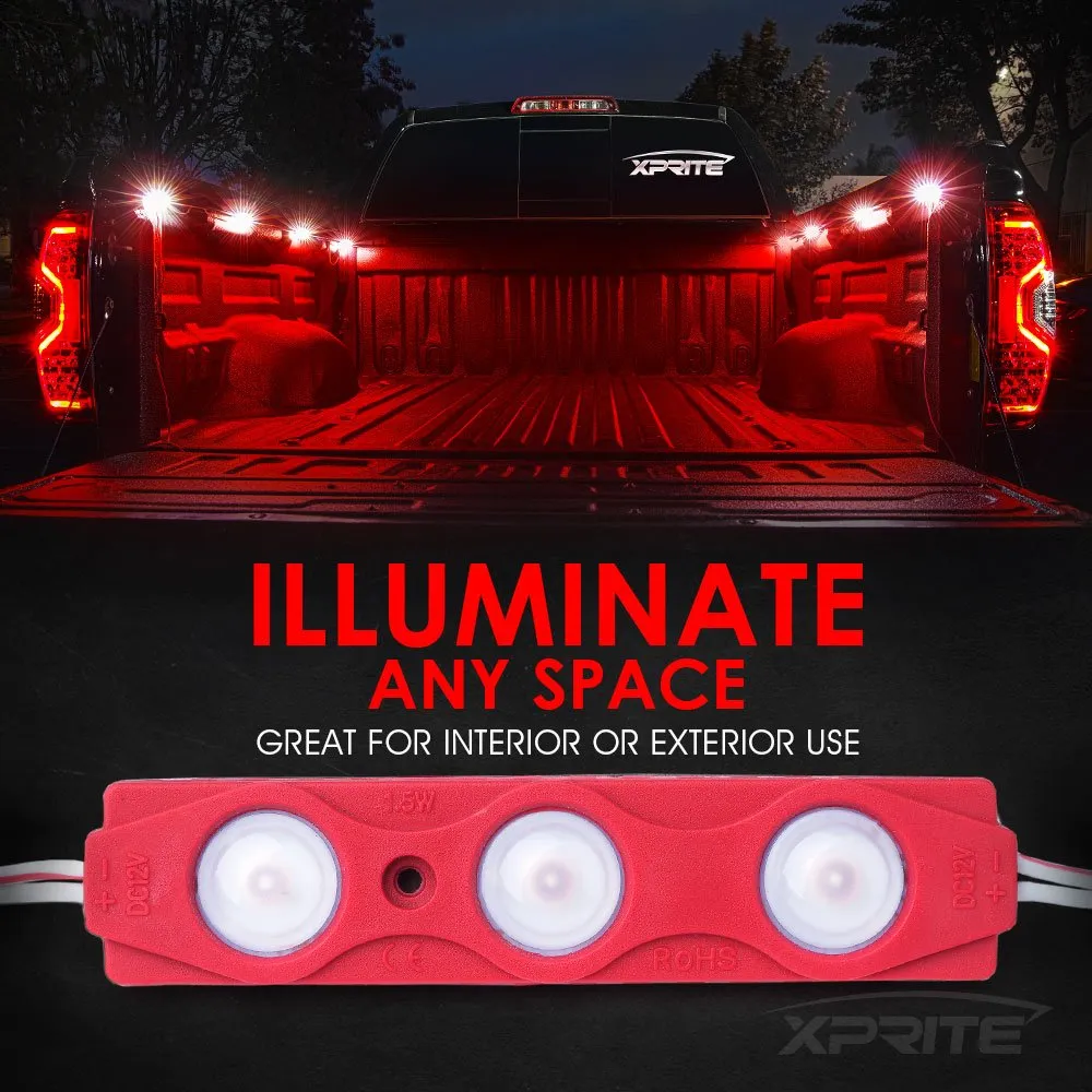 Xprite 8 LED Rock Light Pods Truck Bed Lighting Kit with Switch product image