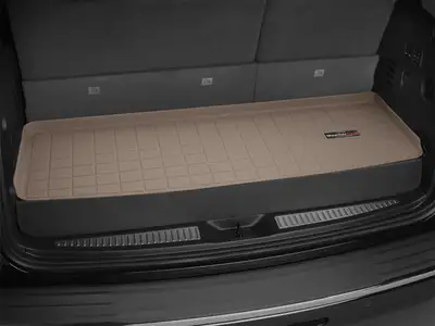 Weathertech Cargo Liner; Tan; Behind 3rd Row Seating;